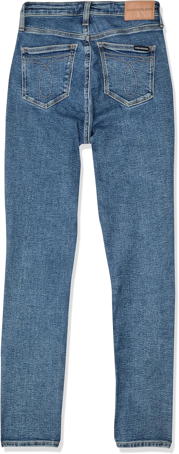 Calvin Klein Jeans Damen HIGH Rise Skinny Jeans, Denim Medium, 24W / 34L