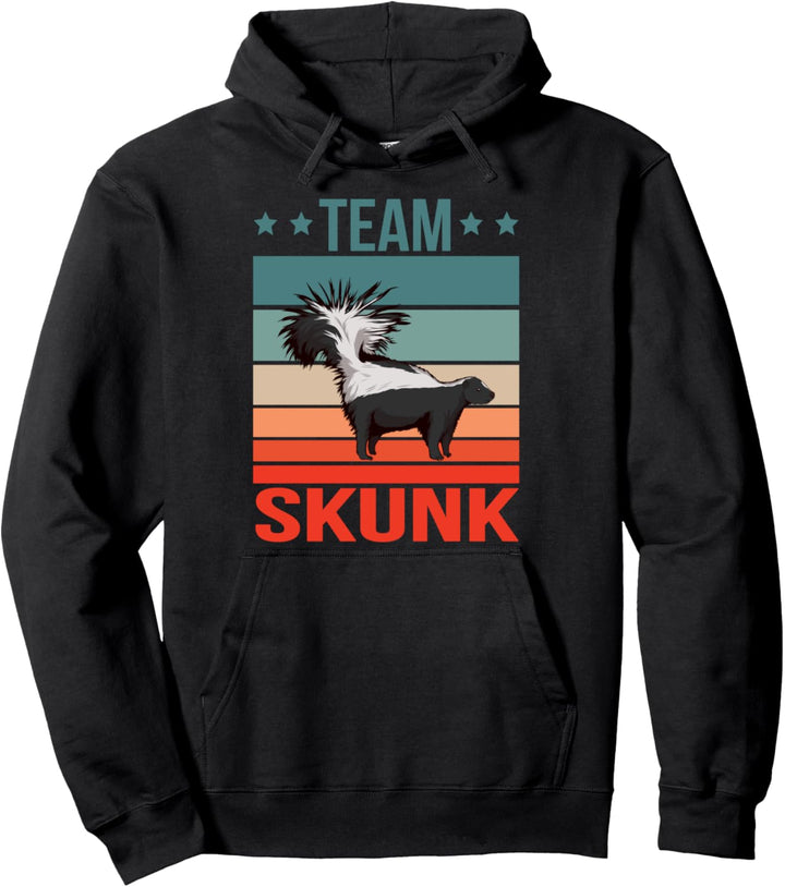 Team Stinktier Skunk Stinktier Pullover Hoodie
