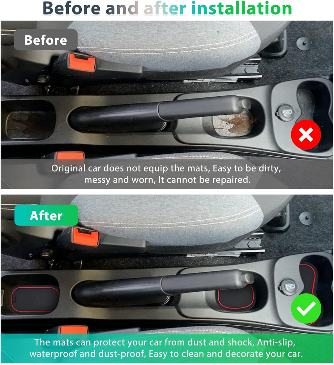 GAFAT Kompatibel mit Neu FIAT Panda City Cross/Hybrid 2021-2023 Antirutschmatten, Panda Cross 2022 G