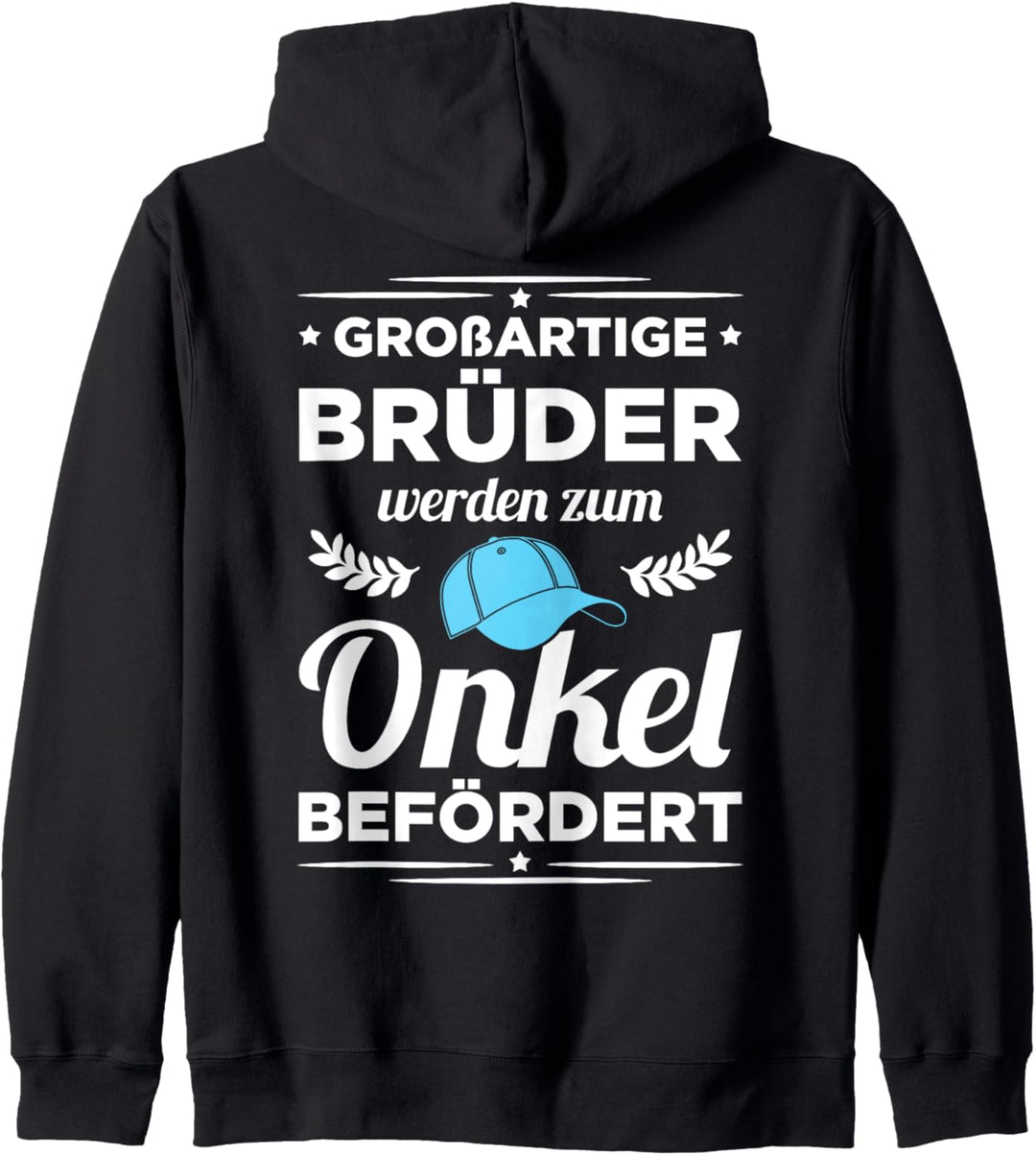 Grossartige Brüder werden zum Onkel befördert Bruder Geschenk Kapuzenjacke