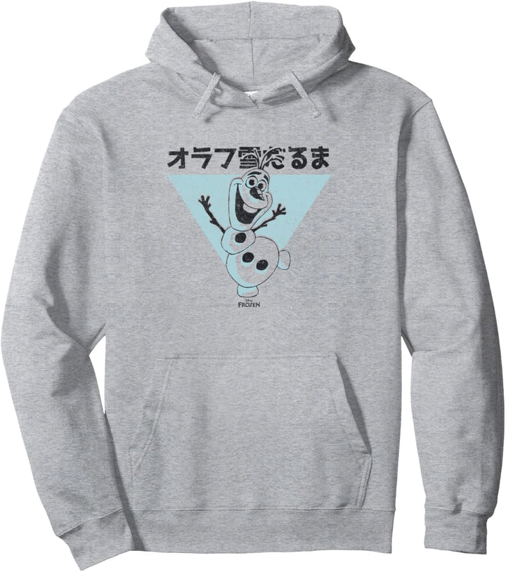Disney Frozen Olaf The Snowman Kanji Pullover Hoodie