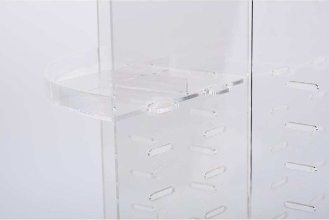 Make Up Organizer Drehbar, Acryl Kosmetik Organizer, 360° Makeup Organizers für Kosmetik, Verstellba