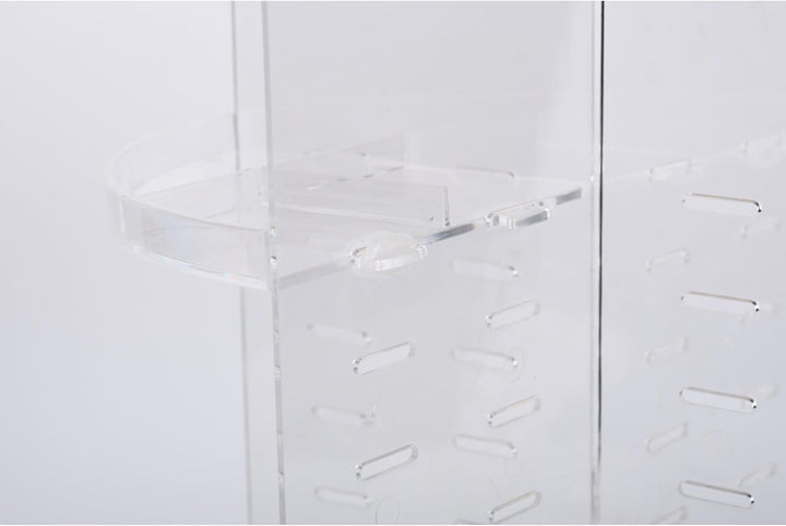 Make Up Organizer Drehbar, Acryl Kosmetik Organizer, 360° Makeup Organizers für Kosmetik, Verstellba