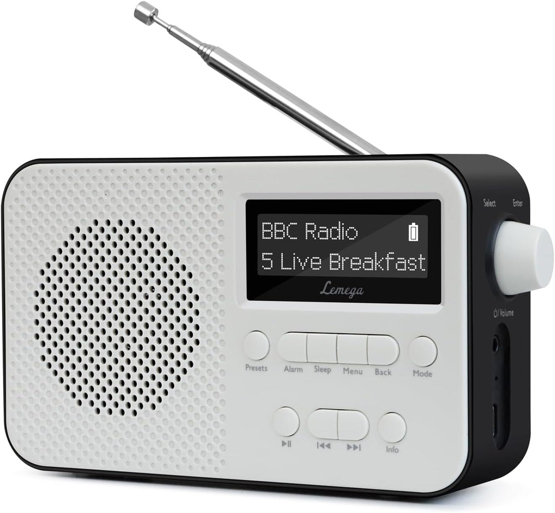 LEMEGA PR2 Tragbares DAB/DAB+ und FM Digitalradio,kompaktes Taschendesign,persönliches Taschen DAB R