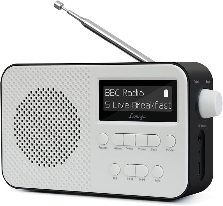 LEMEGA PR2 Tragbares DAB/DAB+ und FM Digitalradio,kompaktes Taschendesign,persönliches Taschen DAB R