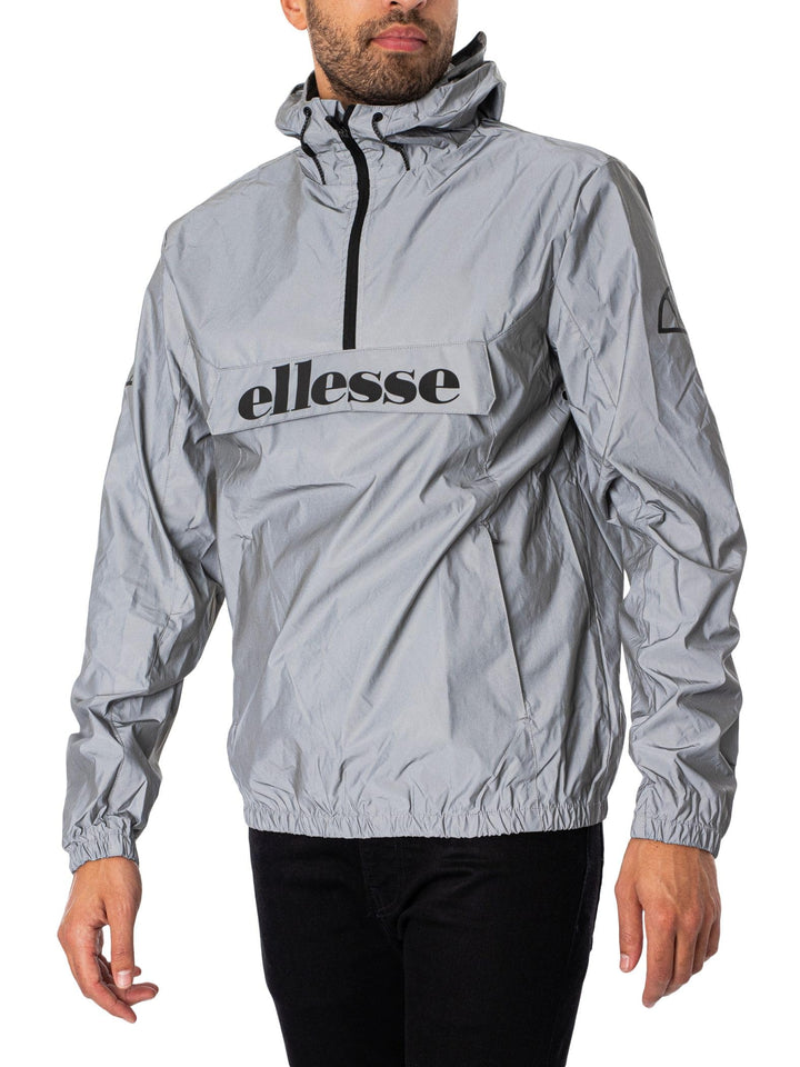 Ellesse Herren Acera Pullover Jacke, Übergangsjacke | Regenjacke, Windbreaker, Wasserdicht M Reflekt