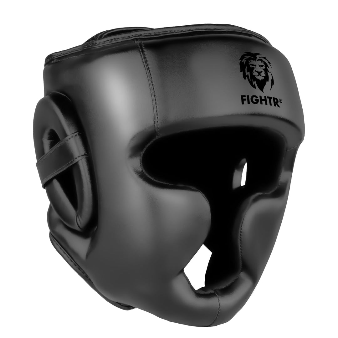 FIGHTR® Kopfschutz mit bestem Sitz für maximalen Schutz | Boxhelm für Sparring | Verstellbare Grösse