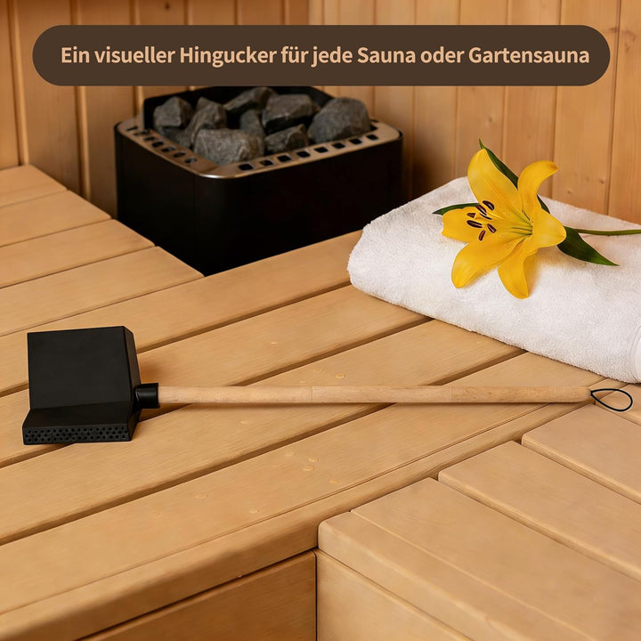 saunakelle, Saunakelle - Regenfall mit Regenfunktion - 350 ml, geeignet für Saunaaufgüsse und als Zu