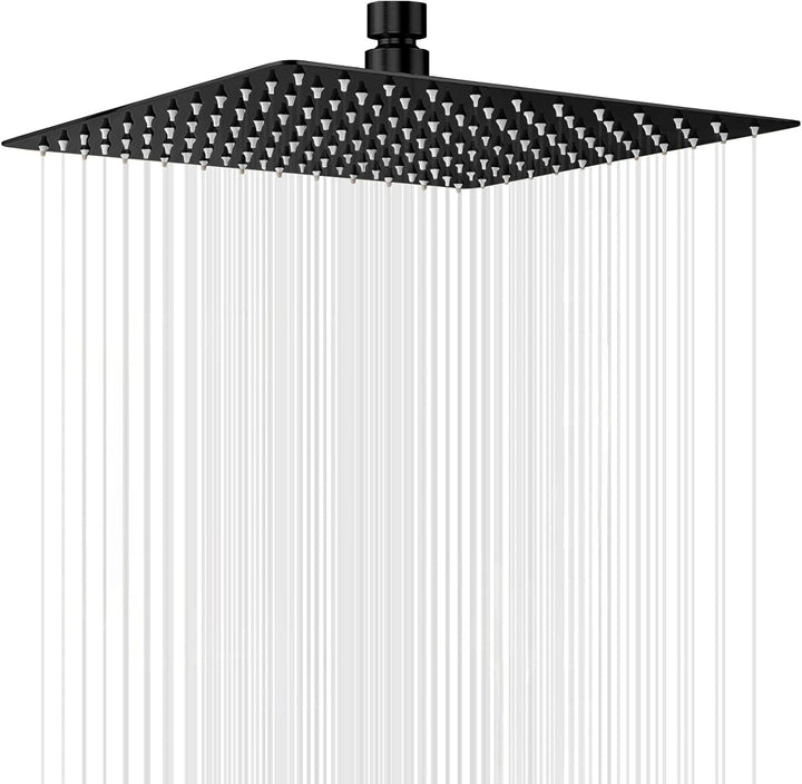 Ohotecy 12 Zoll(30cm) Regendusche Duschkopf Edelstahl AISI304 Regenbrause Anti-Kalk-Düsen Duschkopf