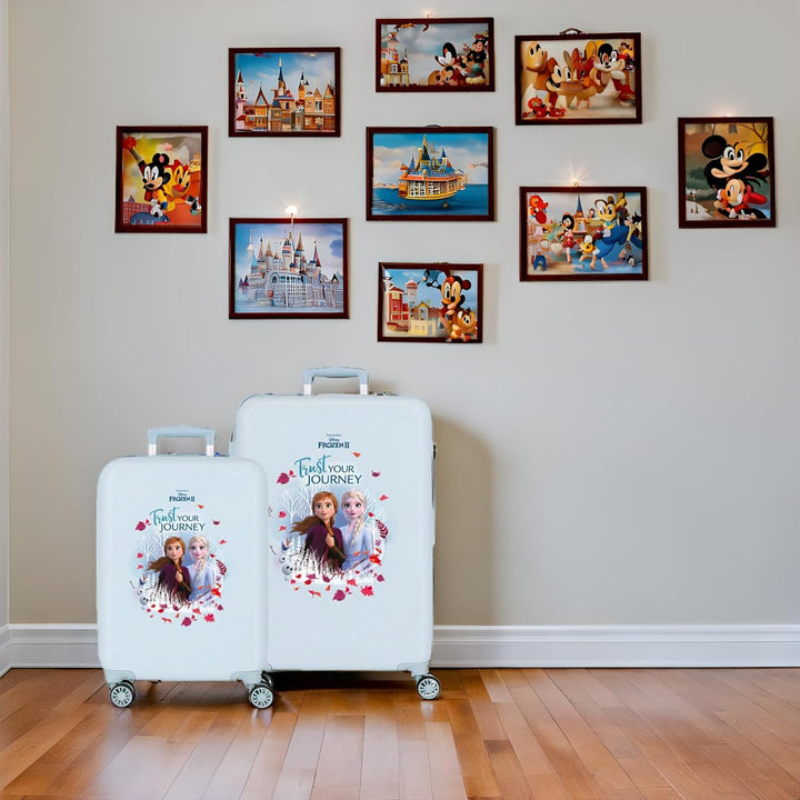 Disney mp-7362 Frozen Die Eiskönigin Trust your journey Kabinenkoffer Blau 32x55x20. cms,Hartschalen