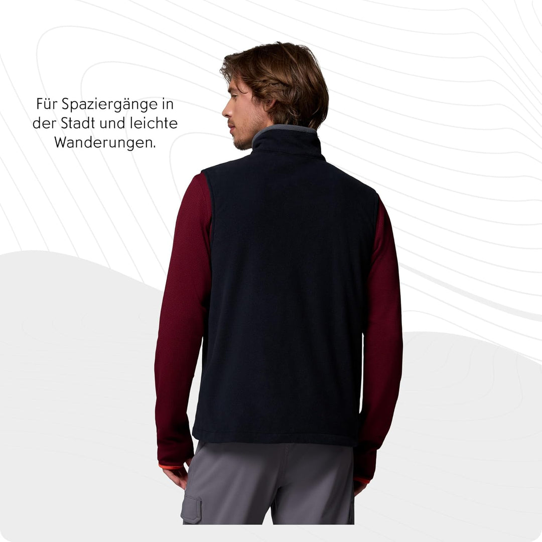 Columbia Herren Fast Trek Fleeceweste Fleece-Weste S Black - 009, Fleece-Weste S Black - 009