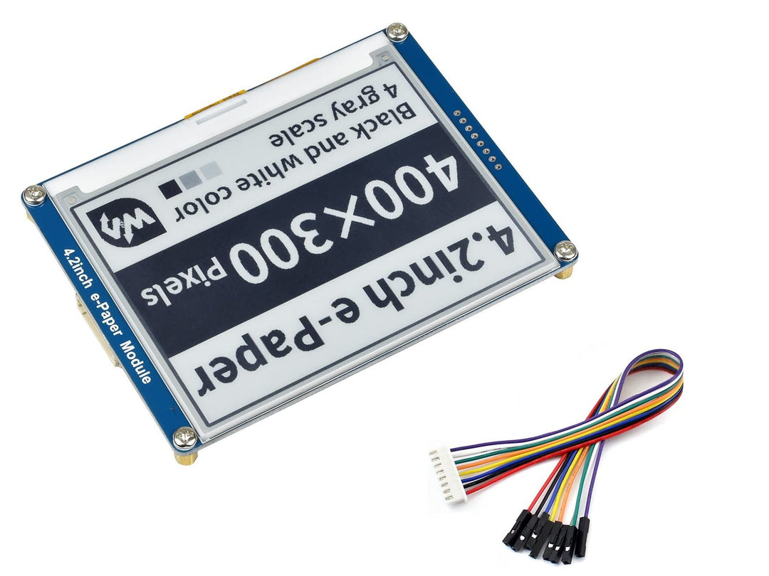 IBest 4.2inch E-Paper Display Module 400x300 Resolution 3.3V-5V Two-Color E-Ink Display HAT epaper S