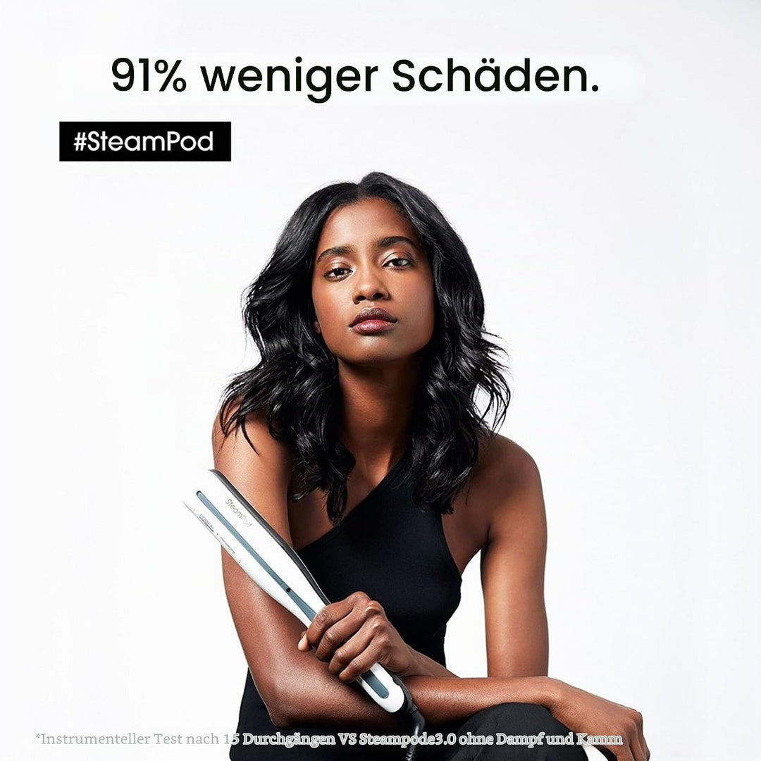 L’Oréal Professionnel Paris SteamPod 3.0, Pflegestyler mit Dampf-Technologie für alle Haartypen 3P,