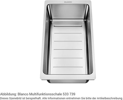 BLANCO AXIA III 6 S | SILGRANIT anthrazit | Einbauart: Einbau von Oben | Hauptbecken rechts | mit Gl