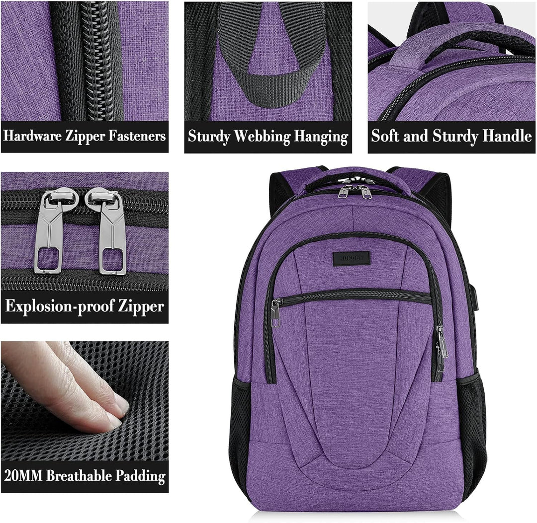 BIKROD Rucksack Herren und Damen, Schulrucksack Jungen Mädchen Teenager, Wasserdicht Rucksack | 15.6
