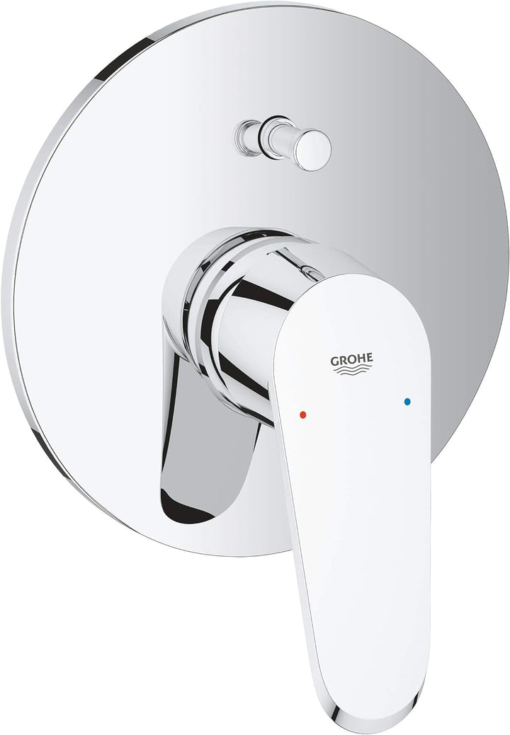 GROHE Eurodisc C - Einhand Wannenarmatur (Fertigmontagese, verdeckte Befestigung, automatische Umste