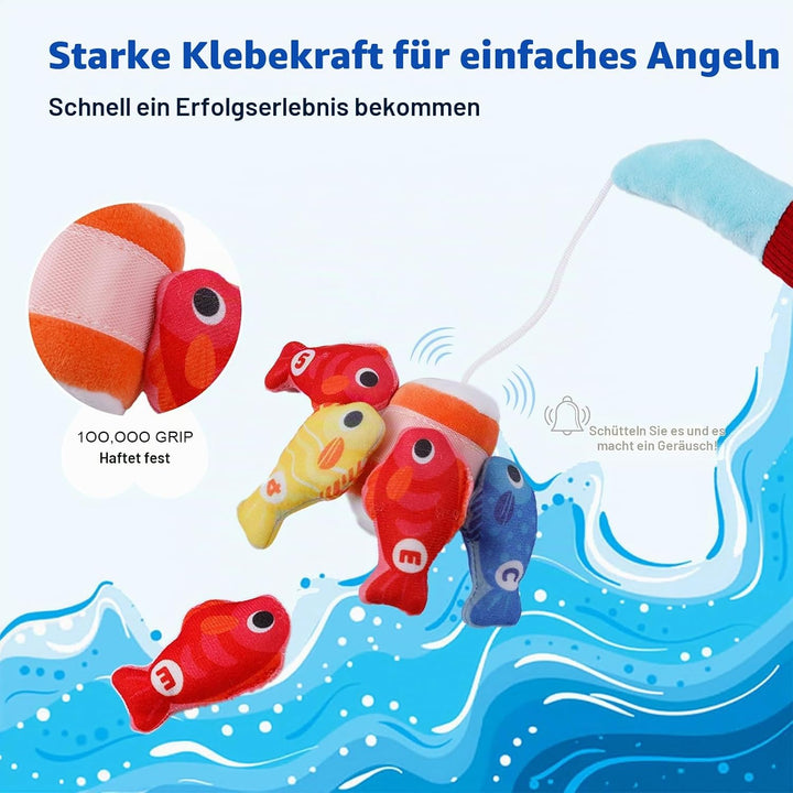 Baby Spielzeug ab 1 2 3 Jahr, Montessori Sensorik Angelspielzeug ab 1–3, Angelspiel für Kinder 6 12