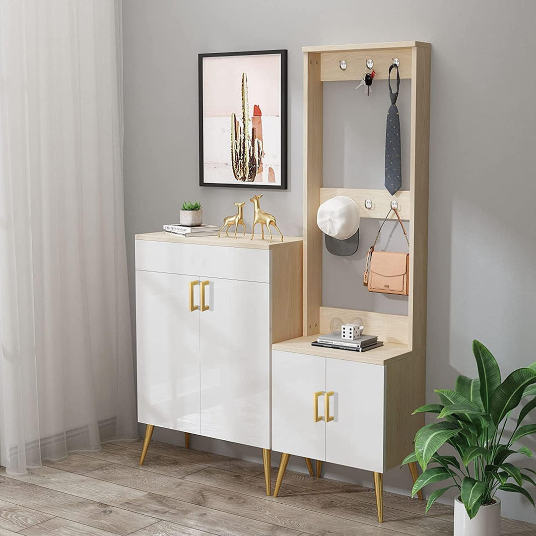 10 Stück Möbelgriffe Gold Griffe für Küchenschränke Gold, LONTAN Schrankgriffe 128mm Lochabstand Sch