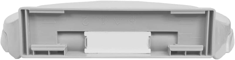 HOMIUSE Toilettendeckel 46x34 cm Toilettensitz mit Absenkautomatik Hellgrau Oval Wc Sitz mit Absenka