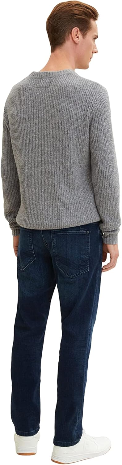 TOM TAILOR Herren Marvin Straight Jeans 33W / 34L 10127 - Tinted Blue Denim, 33W / 34L 10127 - Tinte