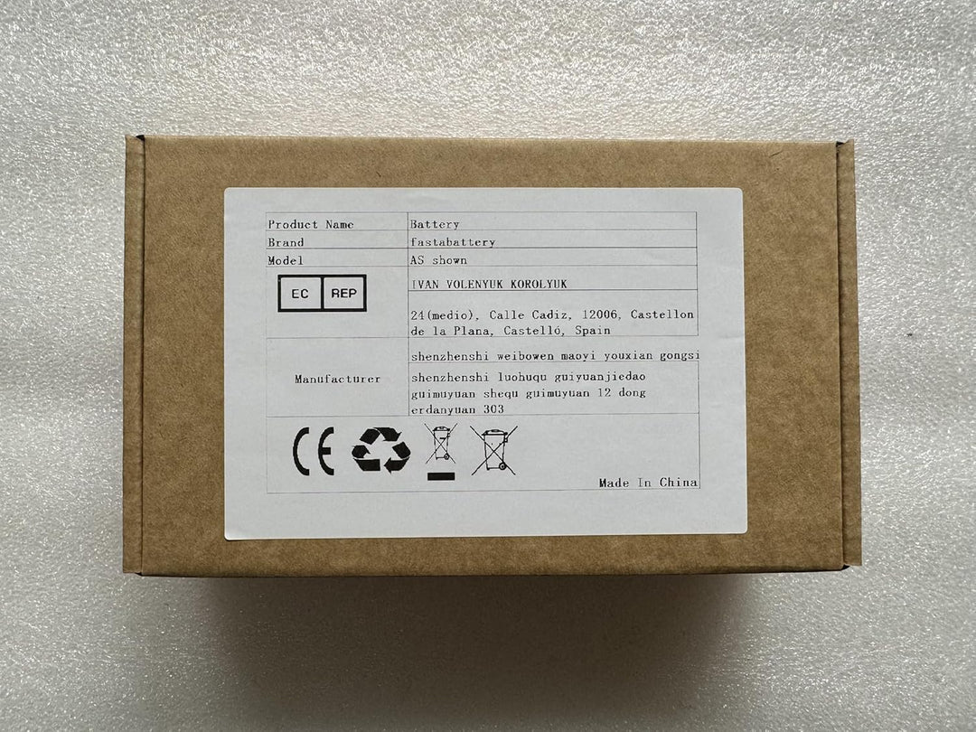 fastabattery Ersatz 70E-BTSC 70e-BTSC Akku kompatibel mit Dolphin 60E 70E 75E Barcod Scaner Battery
