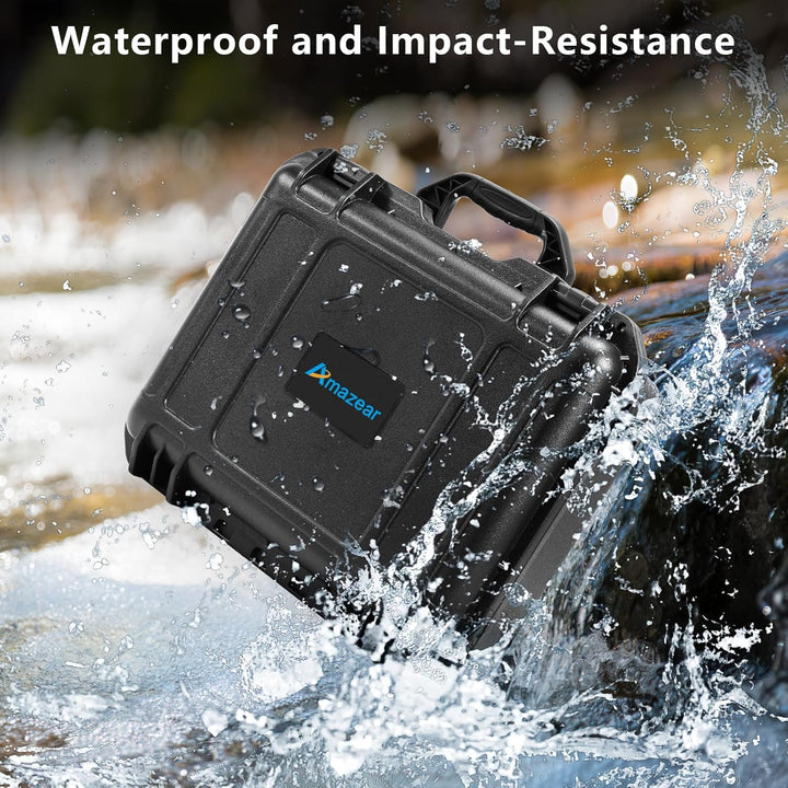 AMAZEAR Wasserdichter Tragetasche Für DJI Osmo Action 5 Pro/Action 4 Case, Action5 Pro Doppel Koffer