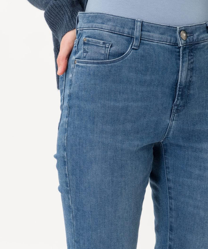BRAX Damen Style Mary Blue Planet Nachhaltige Five-Pocket Jeans 27W / 30L Used Light Blue 1, 27W / 3
