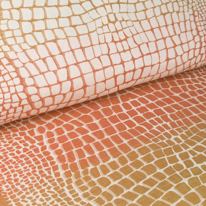 Hoppediz Ring-Sling, Baby-Tragetuch ab Geburt, 100 % kbA-Baumwolle, Design Darwin creme, Darwin crem