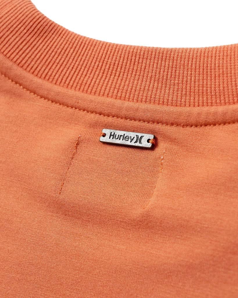 Hurley Damen Easy Oversized Pullover Pullover Sweater L Orange (Carnelian), L Orange (Carnelian)