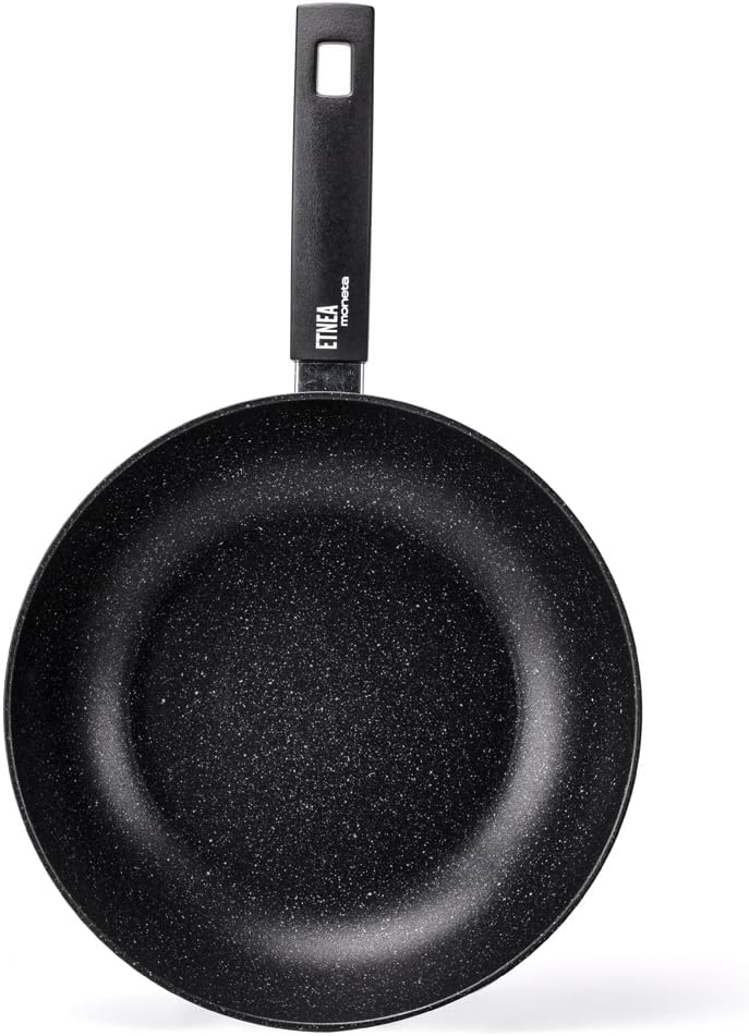 Moneta 0008734328 Wok, Aluminium, Schwarz Induktion 28cm, Induktion 28cm