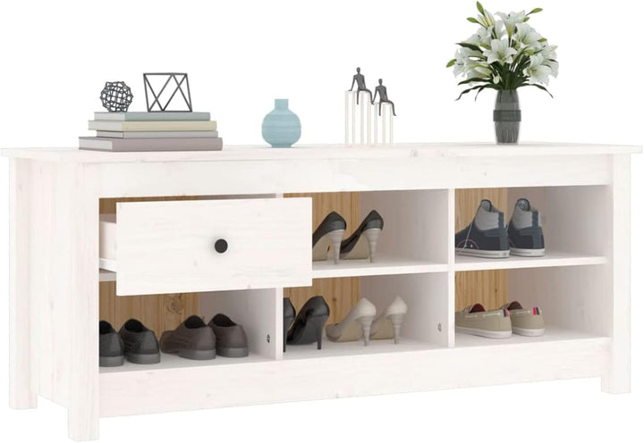 Tidyard Schuhschrank mit Schublade und 5 Fächer Schuhkommode Schuhregal Schuhablage Schuhaufbewahrun