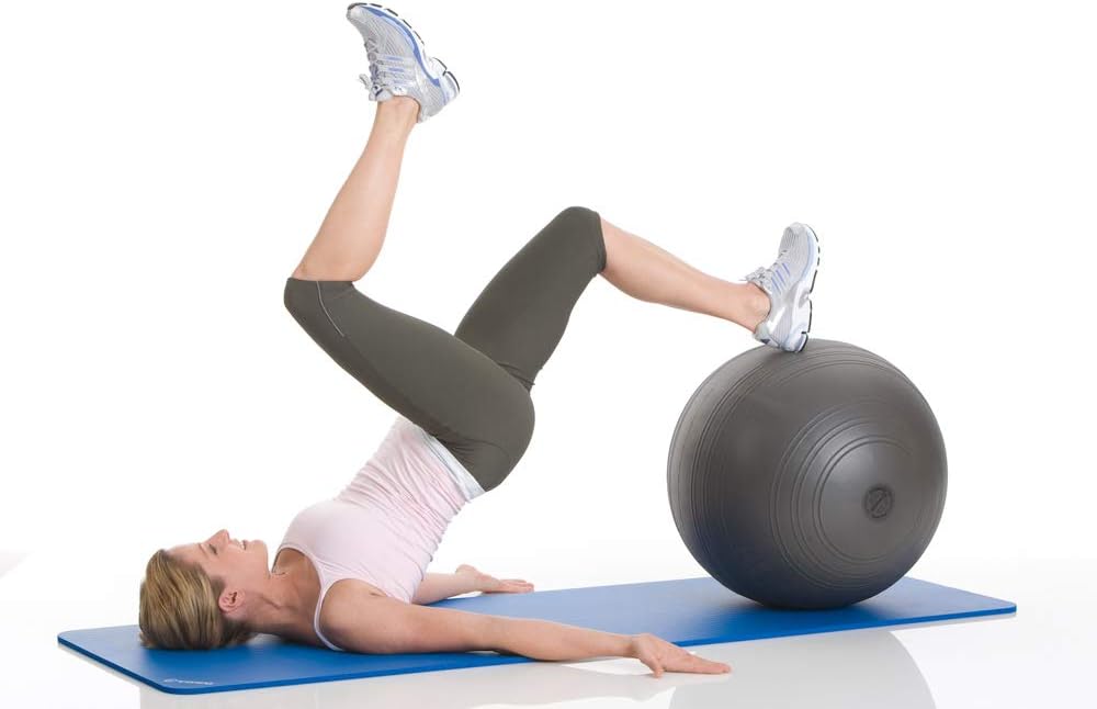 Togu Gymnastikball Powerball Challenge ABS (Berstsicher), silber, 55 - 65 cm