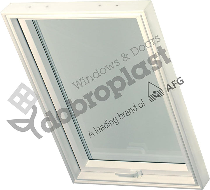 AFG Skylight Kunststoff Dachfenster PVC 66 x 98 mit Eindeckrahmen Schwingfenster Dachflächenfenster