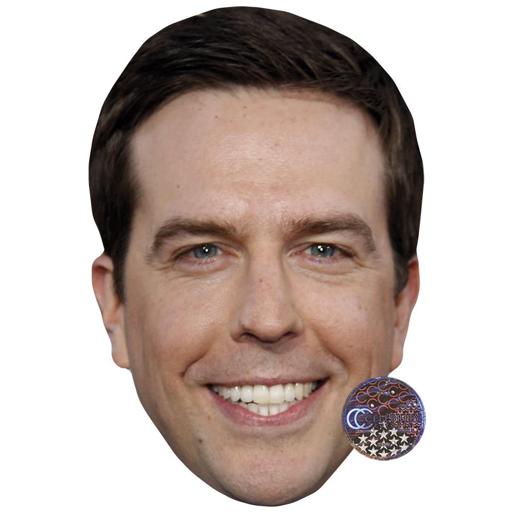 Ed Helms Big Head. Larger than life mask.