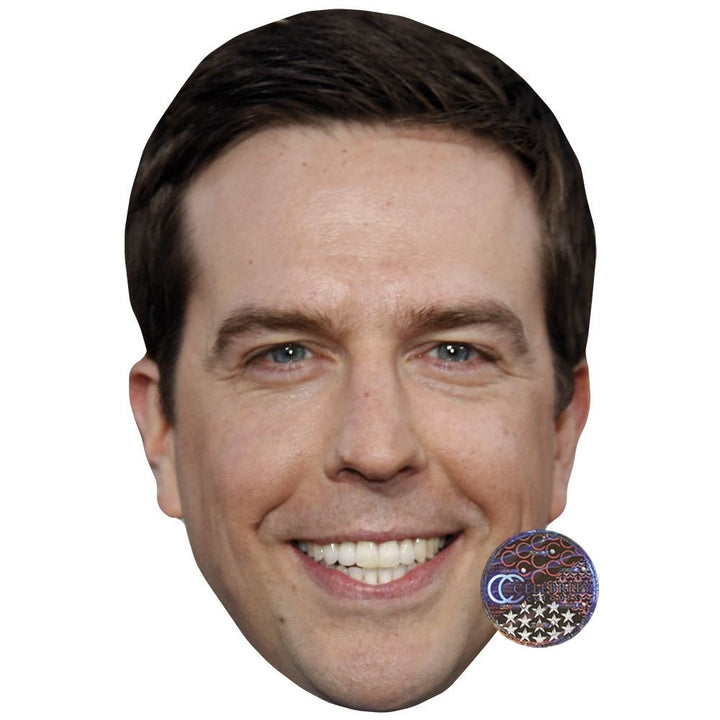 Ed Helms Big Head. Larger than life mask.