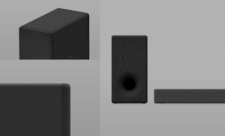 Sony SA-SW3 Kompakt-Subwoofer (200W Ausgangsleistung), Schwarz, Negro