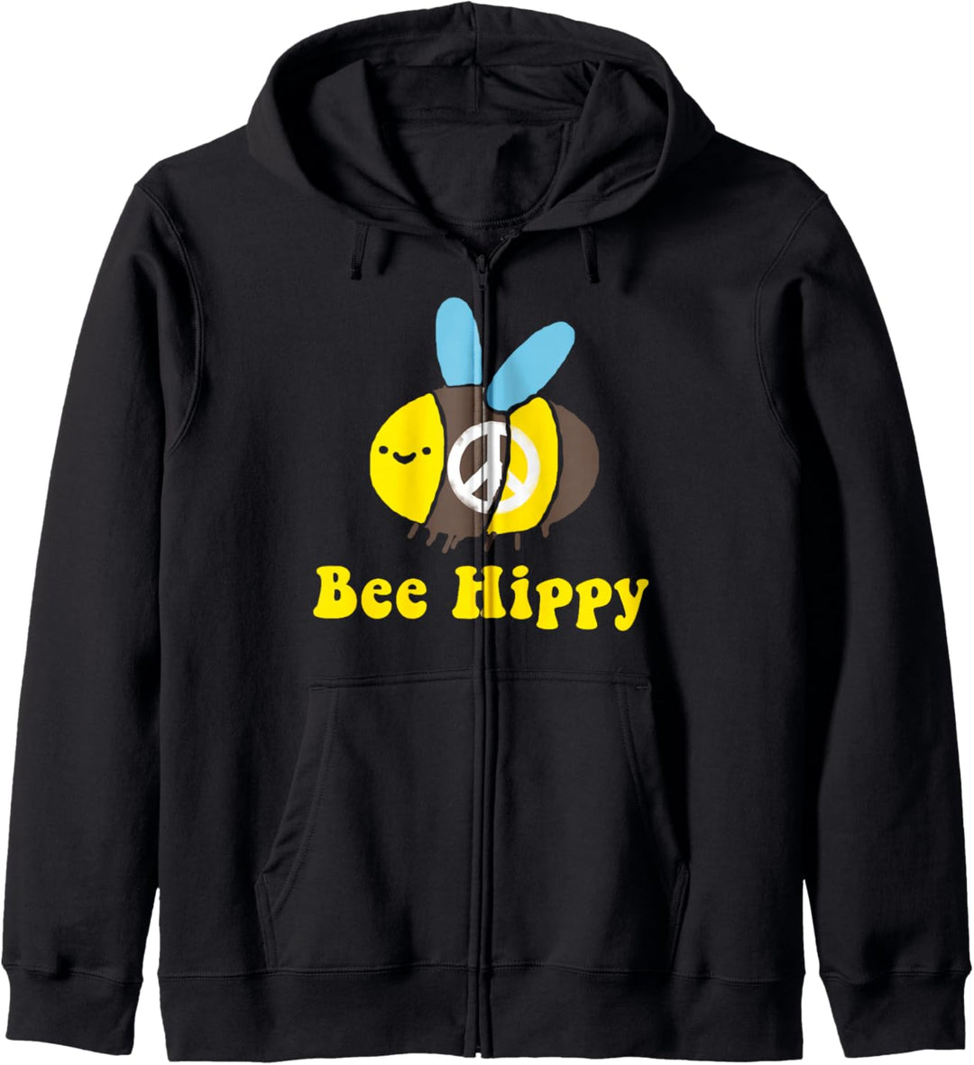 Hippie Kostüm Hippi Groove Peace Peacezeichen Flowerpower Kapuzenjacke