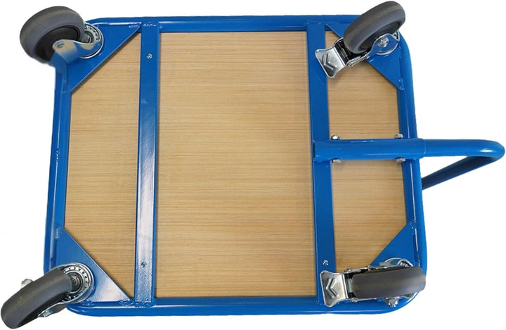 PROREGAL Profi Griffroller | HxBxT 96x50x60 cm | Traglast 250kg | 2X Lenkrollen mit Feststellbremse