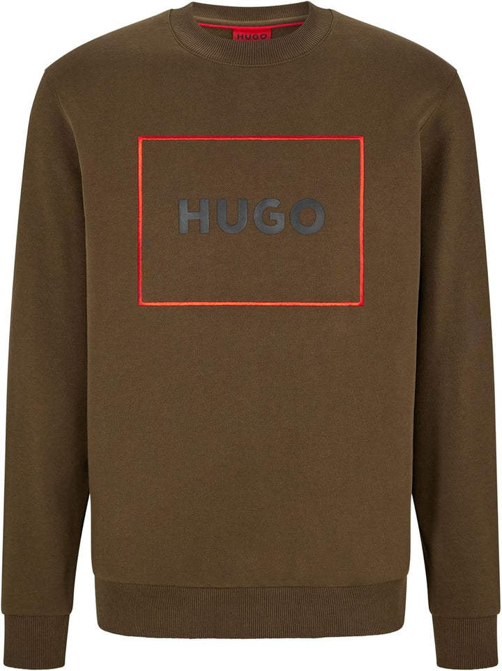HUGO Herren Delery Sweatshirt XS Dark Green303, S