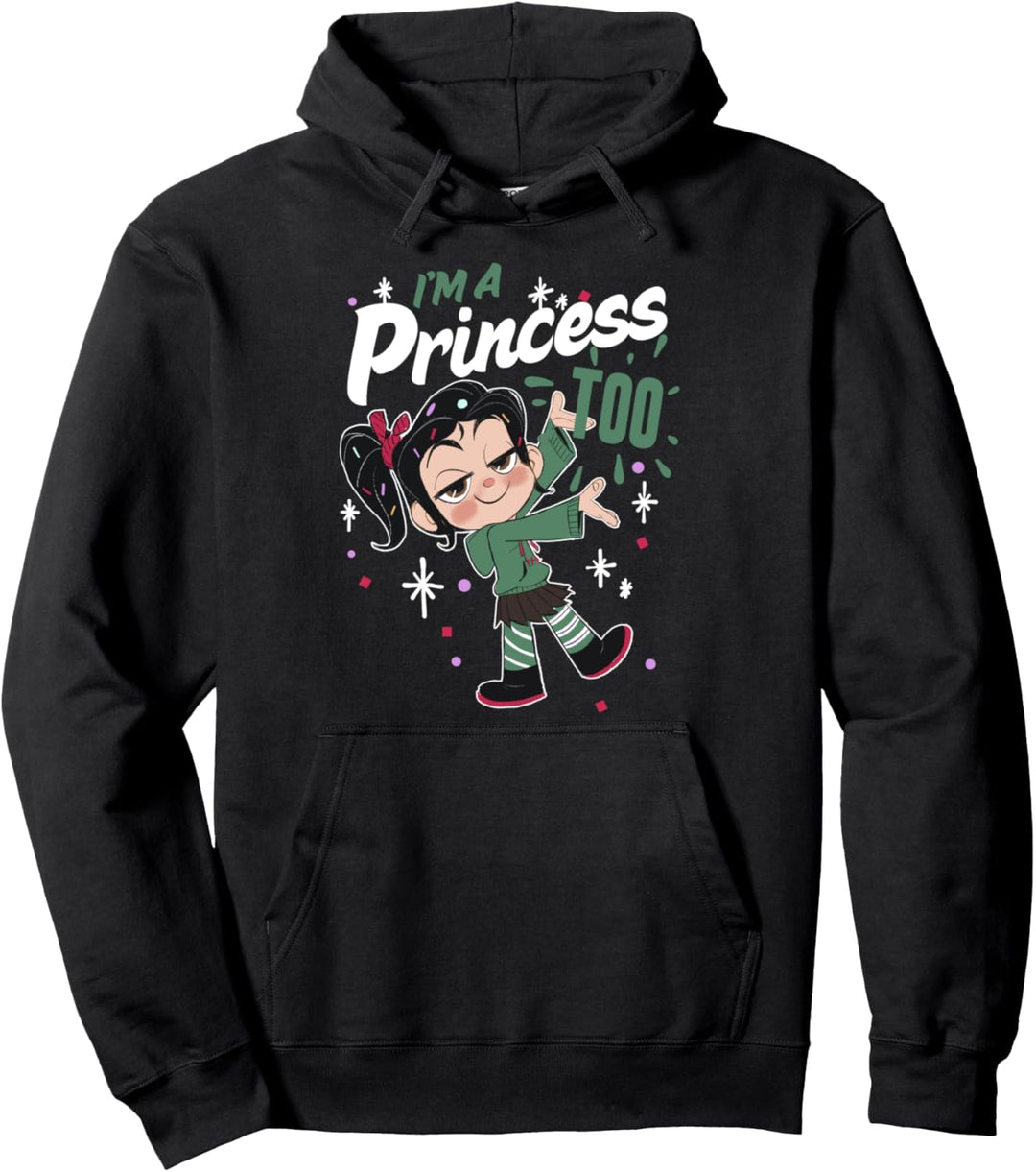 Disney Wreck-It Ralph 2 Vanellope I'm A Princess Too Pullover Hoodie