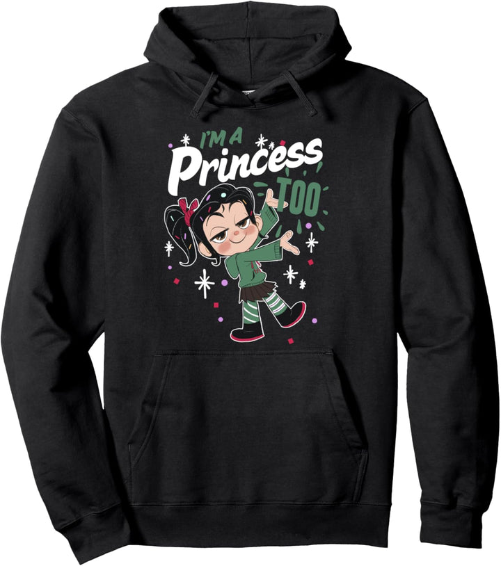 Disney Wreck-It Ralph 2 Vanellope I'm A Princess Too Pullover Hoodie