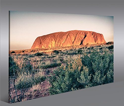 islandburner Bild Bilder auf Leinwand Ayers Rock Uluru Australien 1p XXL Poster Leinwandbild Wandbil