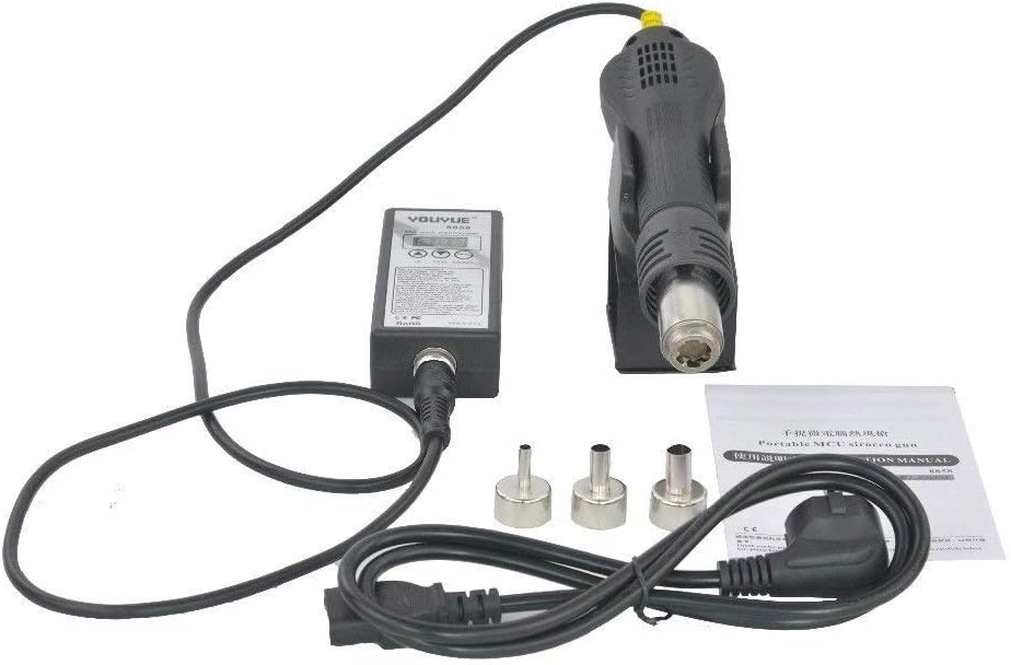 YiHUA 8858 Portable BGA Lötstation Heissluft- Reworkstation 650W 3 Düsen neu