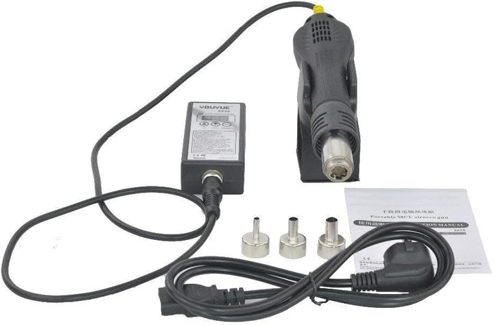 YiHUA 8858 Portable BGA Lötstation Heissluft- Reworkstation 650W 3 Düsen neu