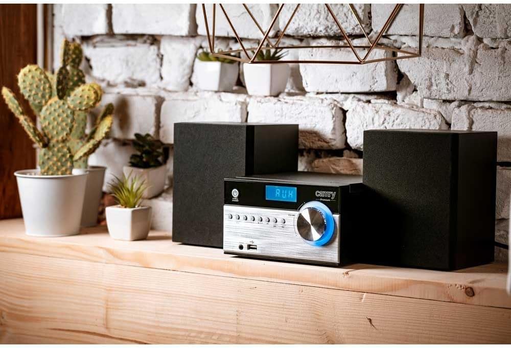 Adler Camry Mini Hi-Fi Tower mit Bluetooth, 28W Leistung, USB-Konnektivität