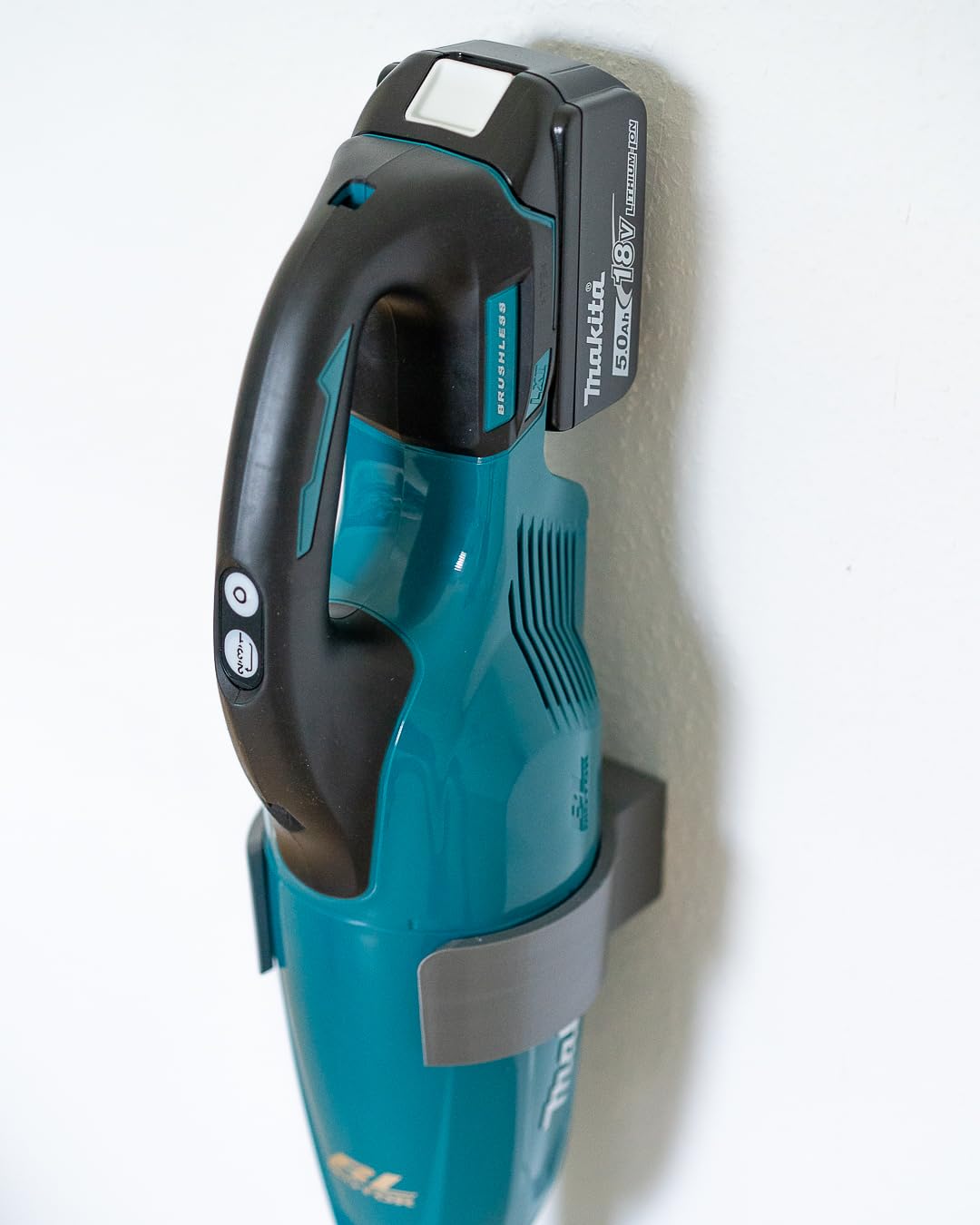 Wandhalterung Wand Halter für Akku-Staubsauger Silber/Grau passend für Makita DCL283 & DCL284