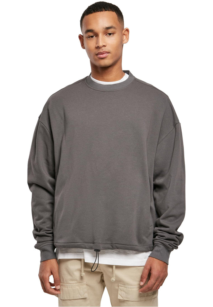 Urban Classics Herren Sport Crew 4XL Darkshadow, 4XL Darkshadow