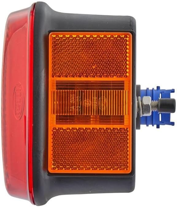 HELLA - Heckleuchte - EasyConn I - Glühlampe - 24V - Anbau/geschraubt - Lichtscheibenfarbe: mehrfarb