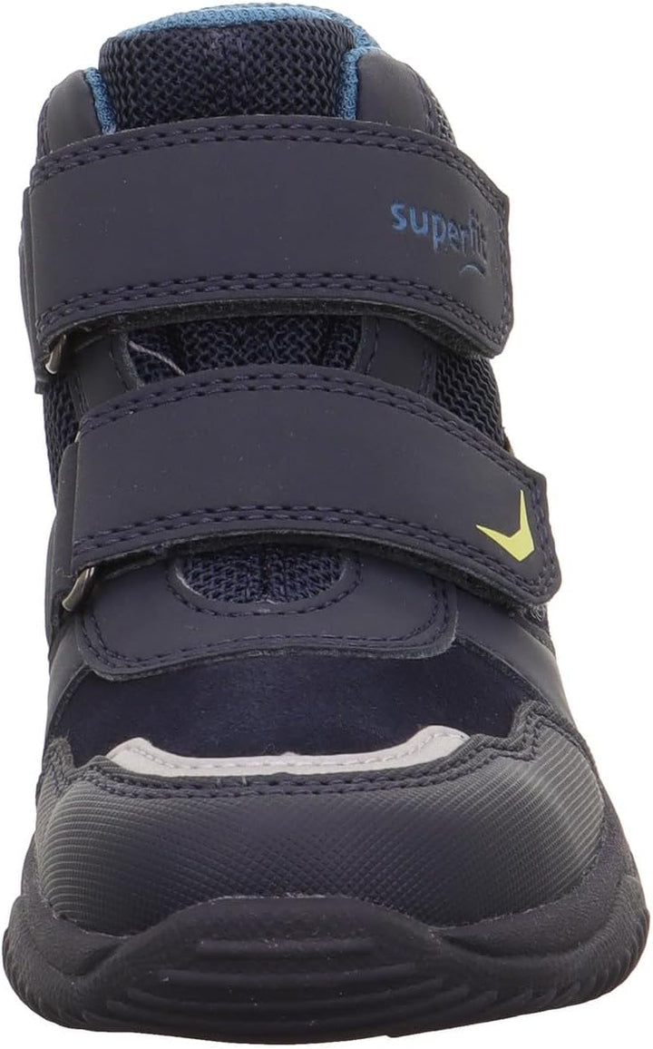 Superfit Boy's Storm Lightly Lined Gore-tex Sneaker 25 EU Blau Gelb 8050, 25 EU Blau Gelb 8050