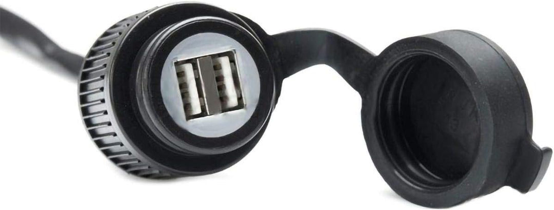 SW-MOTECH USB-Doppel-Ladebuchse mit Kabelbaum 2.000 mA. 12 V